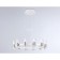 LED LED SCREED OF AMBRELLA LIGHT, LINTECH, FL6205, LED, 72 W, 5400LUM, 4200K, white color, chrome