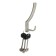 Hook furniture tundra TKT001, three -rod, matte nickel, 4 pcs TMP