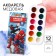 The honey watercolor "Spider-Man", 12 colors, in a cardboard box, without a brush