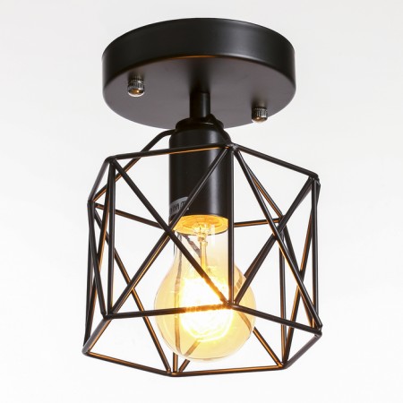 Chandelier "Network" 1x40W E27 Black 13x13x17 cm Bayerlux-1