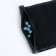 Bag with a field for d & d desses, cubes, 25.5 x 34 cm, black