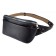 Waist bag, 2 departments, adjustable belt, blue color