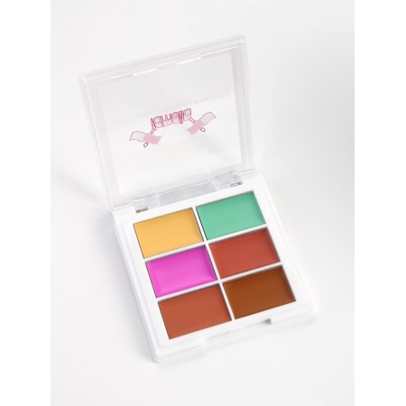 Facial concoct palette, 6 centers, waterproof-3