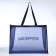 Household bag without fastening, blue color