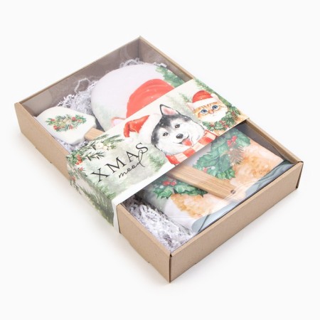 Set Gift Dolyana "Kit": mittens-output, silicone blade-6