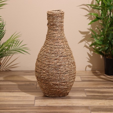 Vase wicker, floor 28x28x60 cm