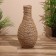 Vase wicker, floor 28x28x60 cm