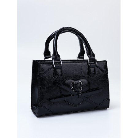 Women's bag, 20*8*14, lightning departure, belt lengths, black-3