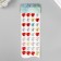 Stick plastic rhinestones "Hearts Multi -colored crystals" MIX 32x10.5 cm