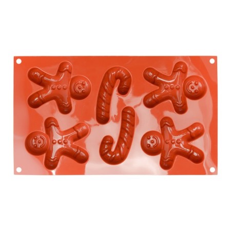 Form for cooking cookies, silicone, 33.6x18x2.4 cm-6