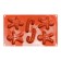 Form for cooking cookies, silicone, 33.6x18x2.4 cm