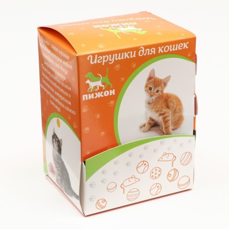 Clockwork mouse, 7 cm, packing 25 pcs, mix of flowers-6