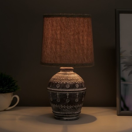Bulbed lamp 16558/1br E14 40W Chocolate 15x15x29 cm Risalux-2