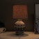 Bulbed lamp 16558/1br E14 40W Chocolate 15x15x29 cm Risalux