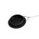 MasterProf bathtub plug IS. 110629, D = 45 mm, PVC, with chronic. chain, black