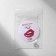 Flotter for piercing made of stainless steel "heart", white color in silver, thread 0.07 mm