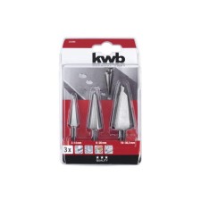 A set of conical drills KWB, 3 objects, D = 30.5 mm, HSS