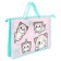 Folder with A4 handles, 335 x 235 x 55 mm, plastic, pens, calligrata "cats"