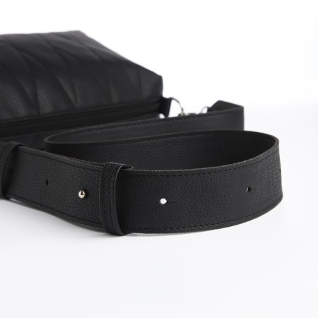 Women's bag over the shoulder Textura, average size, black color-3