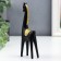 Polystone souvenir "Black horse with a golden mane" 15x2.5x5 cm