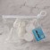 Storage set, in a case, 5 objects, white/transparent color