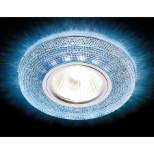 Ambrella Light Luminous LED LED, G5.3, 3W, Blue Color, D = 65 mm