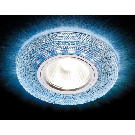 Ambrella Light Luminous LED LED, G5.3, 3W, Blue Color, D = 65 mm