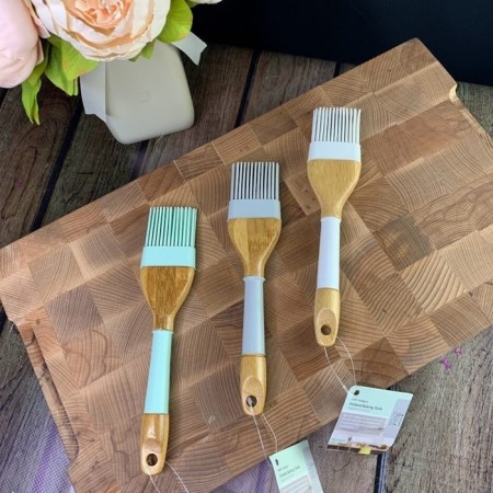 Silicone brush Lenardi, 22.5 cm, color mix
