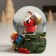 Souvenir Light Polystone Water Ball "Santa Claus with a bag on the shoulder" 7x8x9 cm