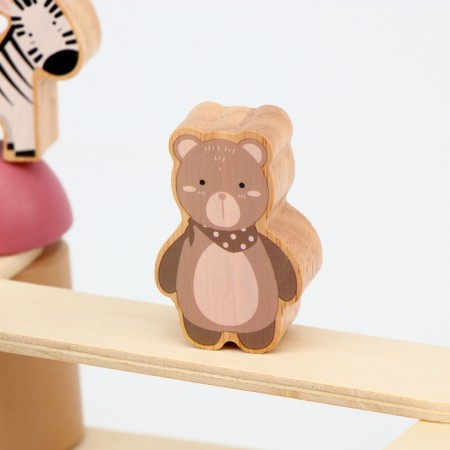 Wooden developing toy Balancir "Animal World" 20.5 × 15.5 × 4.5cm-3