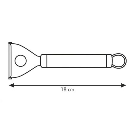 Vegetable cleaning with a mobile transverse blade Tescoma President-1