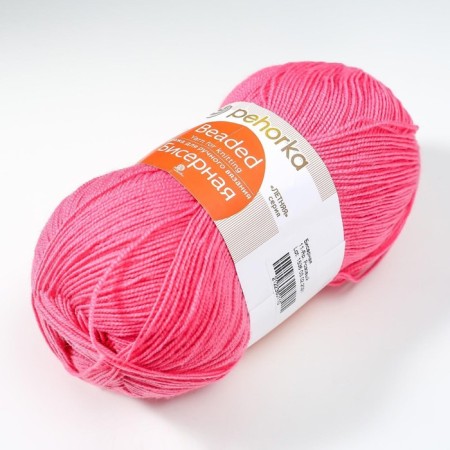 Yarn "Bead" 100% acrylic 450m/100g (11-Yar. Pink)-4