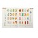 Numbers and scores with stickers. Zhukova O.S.