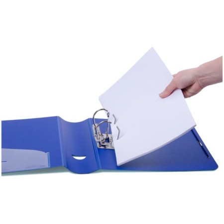 A4 80mm reception folder "Eclipse", 2500MKM, plastic (polypho), round/roots, elastic band, intra-corta-3