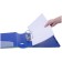 A4 80mm reception folder "Eclipse", 2500MKM, plastic (polypho), round/roots, elastic band, intra-corta