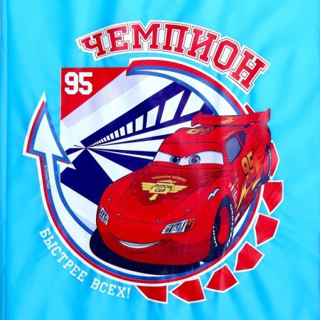 Дождевик детский, размер M, 100-110 см, Тачки-2