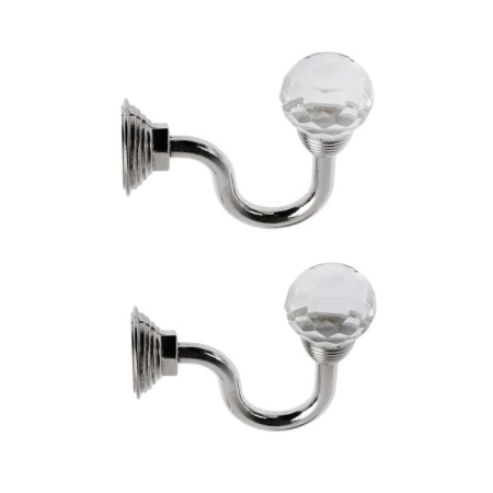 Hook for curtains ks007, one -rod, color chromium
