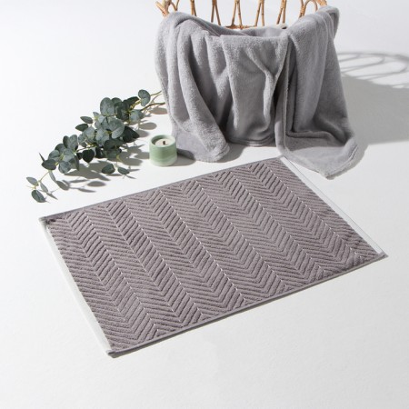 Froat Ethel Lines, col. light gray, 50x70 cm, 100% cotton, 750 g/m2