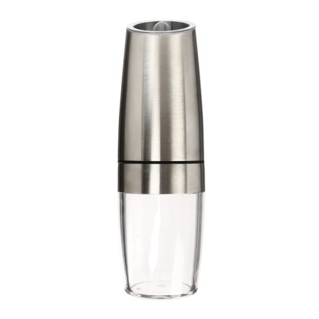 Electric mill Luazon Let-004, gravitational, metal, from batteries, silver-9