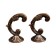 Hook for curtains ks002, one -rod, color copper