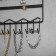 Organizer for jewelry "hanger", 27.5 × 37.5 cm, black color