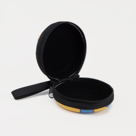 Case for coins/headphones with lightning, blue/yellow color-1