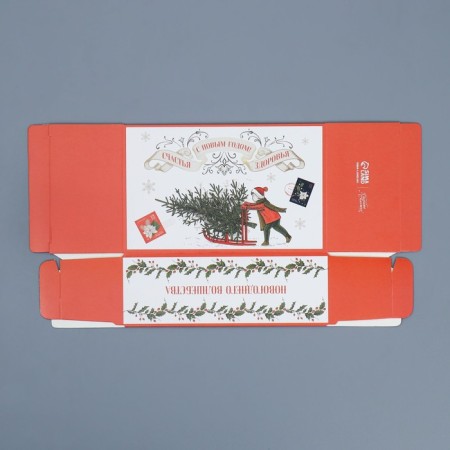 The prefabricated box - the finfate "Retro", 9.3 x 14.6 x 5.3 cm, New Year-6