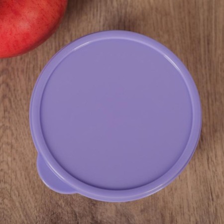 Container Round shares, food, 300 ml, lilac color-2
