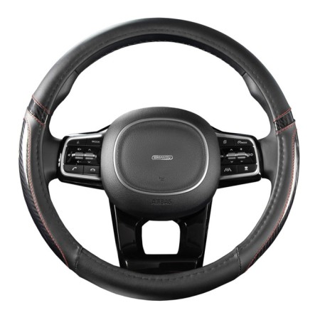 SkyWay Carbon-1 m, black and gray eco-leather braid-9