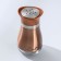 Glass Solonka "Shine", 5.5 × 5 × 11 cm, bronze color, mixing inscriptions