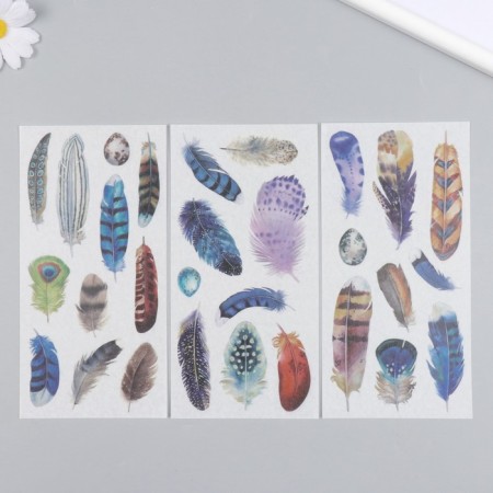 Stickers for creativity Paper "Fogger" set 3 sheets 10x20 cm