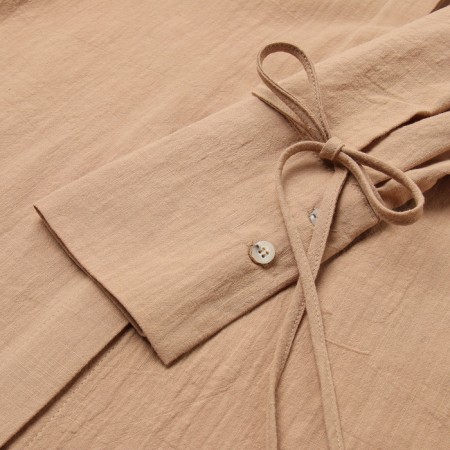 Women's shirt minku: casual collection beige color, river 52-8