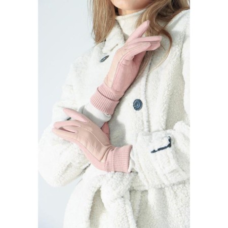 Gloves are female, dimensionless, without insulation, pink color-1