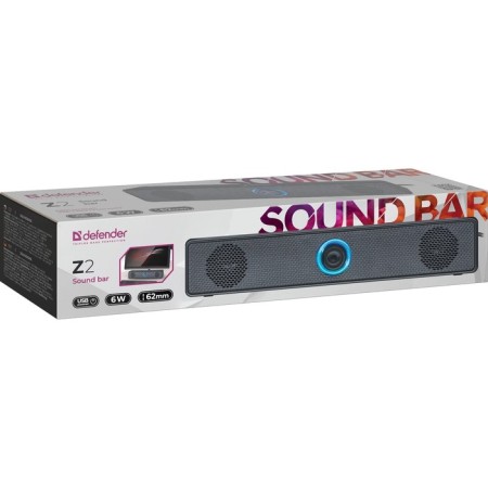 Computer Column Soundbar Defender Z2, 2.0, 6W, USB, Black-6